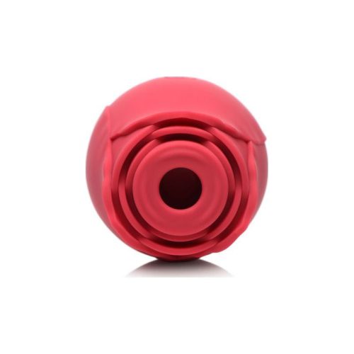 10X Wild Rose Silicone Suction Stimulator Red - Shhh...