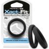 Xact-Fit Cock Rings #15 1.5in 2 Pk - Black