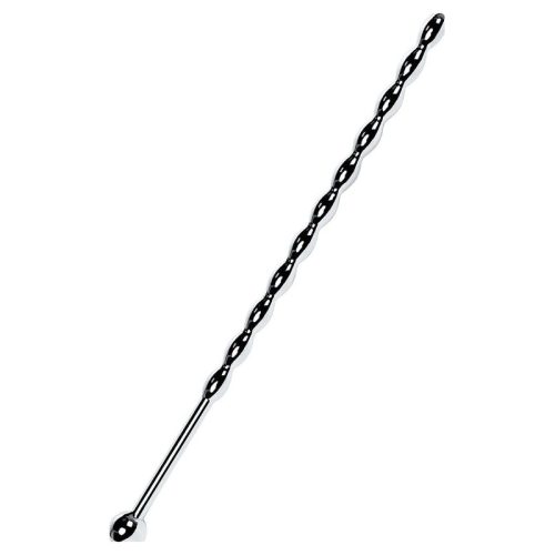 Silver Metal Braided Urethral Sound - 14cm