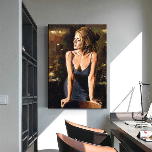 Allure. An oil work printed on canvas Shhh. 2246914