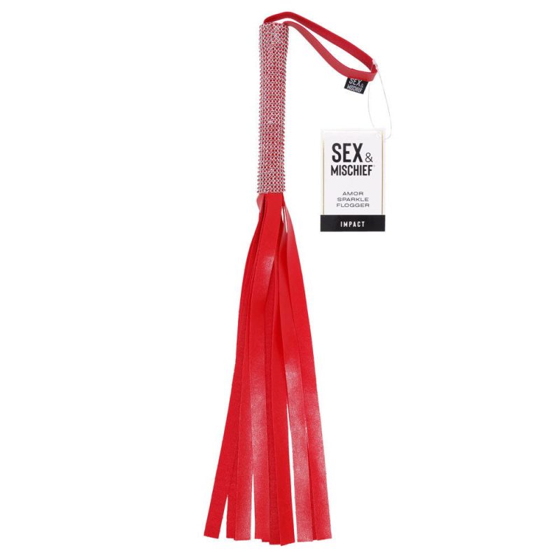 Amor Sparkle Flogger Red Shhh. 2247218