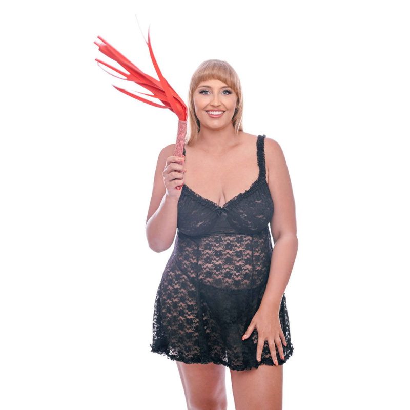 Amor Sparkle Flogger Red Shhh. 2247236