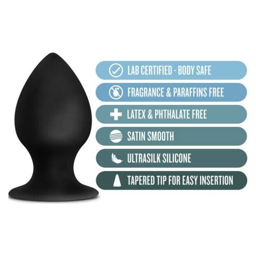 Anal Adventures Platinum Silicone Anal Stout Plug Large Shhh. 2247533