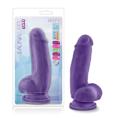 Au Naturel Bold Beefy 7in Dildo Purple Shhh. 2248916