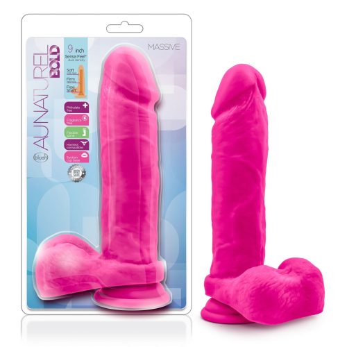 Au Naturel Bold Massive 9in Dildo Pink Shhh. 2248985