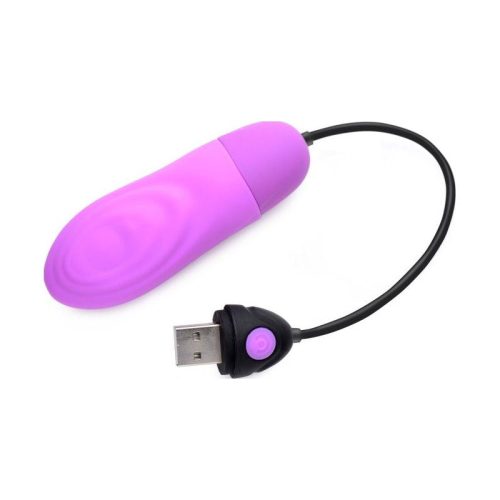 BG 7X Pulsing Rechargeable Bullet Purple Shhh. 2252247