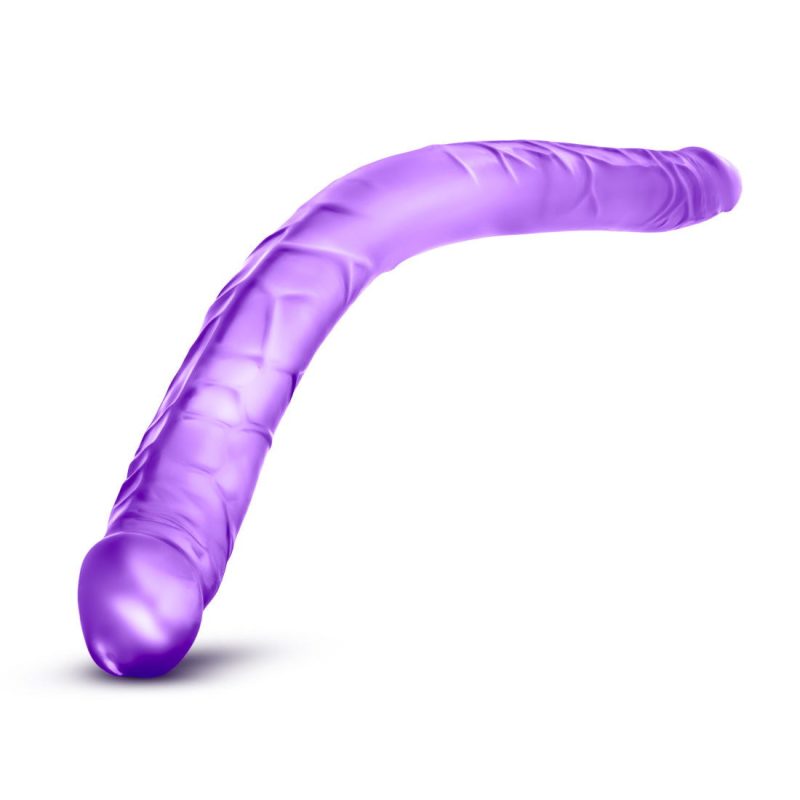 B Yours Double Dildo Purple 16in Shhh. 2249475