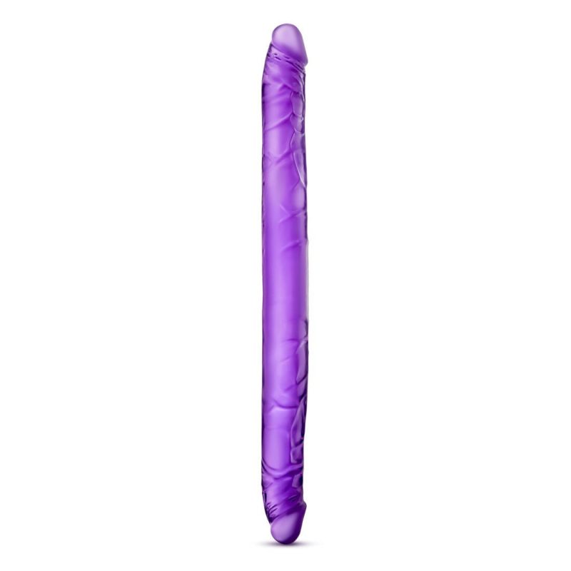 B Yours Double Dildo Purple 16in Shhh. 2249480