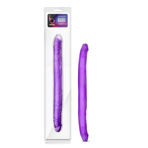 B Yours Double Dildo Purple 16in Shhh. 2249484