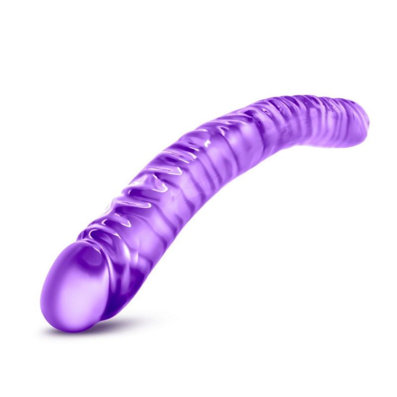 B Yours Double Dildo Purple 18in Shhh. 2249486