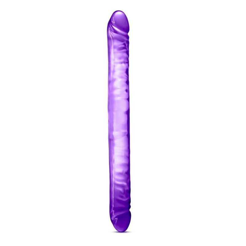 B Yours Double Dildo Purple 18in Shhh. 2249489