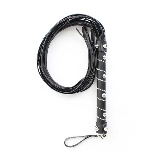 Bdsm Whip leather tails with ornate handle Shhh. 2251377