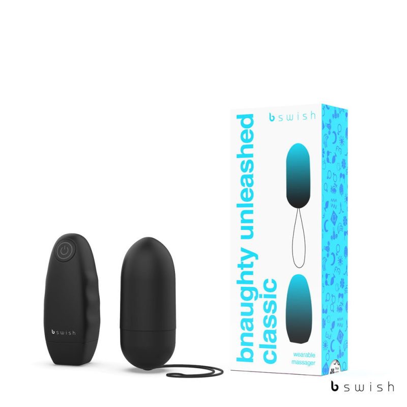 Bnaughty Classic Unleashed Remote Controlled Egg Black Shhh. 2253049