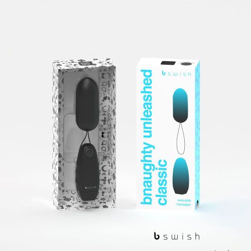 Bnaughty Classic Unleashed Remote Controlled Egg Black Shhh. 2253057