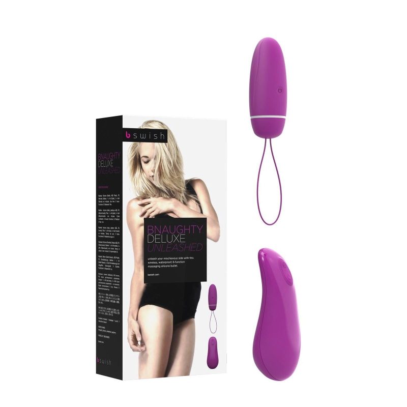 Bnaughty Deluxe Unleashed raspberry Bullet with remote Shhh. 2253097