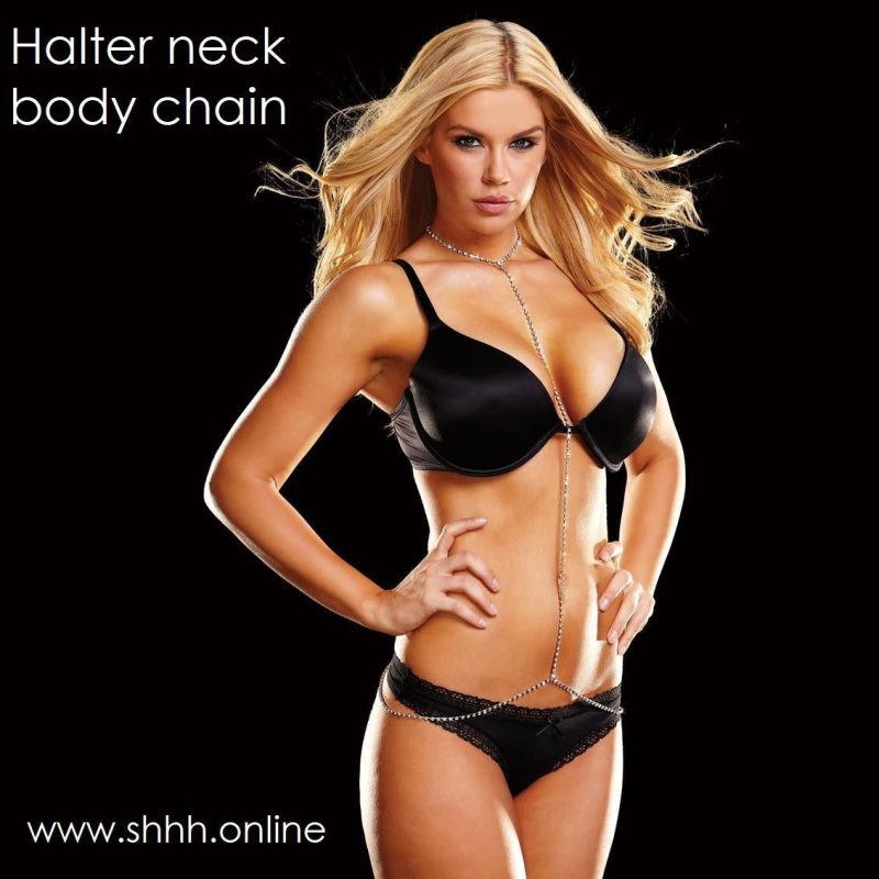 Body Chain halter neck in Rhinestone Shhh. 2253103