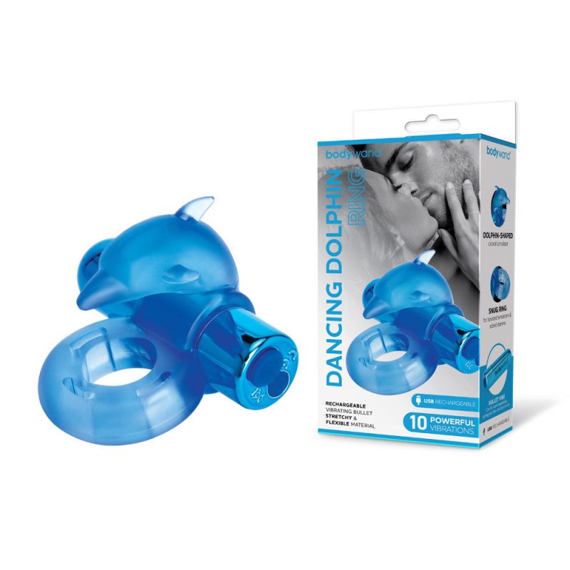 Bodywand Rechargeable Dancing Dolphin Ring Shhh. 2253587