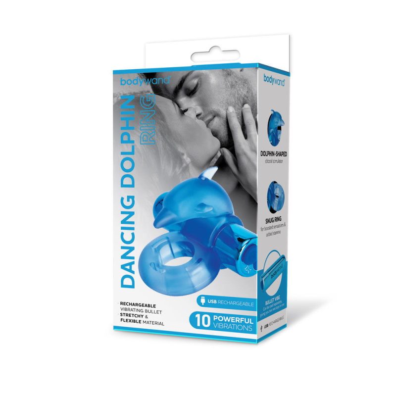 Bodywand Rechargeable Dancing Dolphin Ring Shhh. 2253594