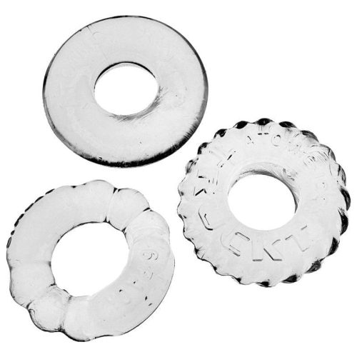 Bonemaker 3 Pc Cockring Set Clear Shhh. 2253939