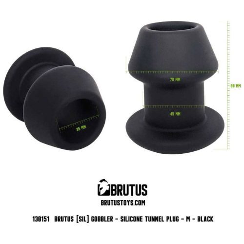 Brutus Gobbler Silicone Tunnel Plug Medium Shhh. 2255314