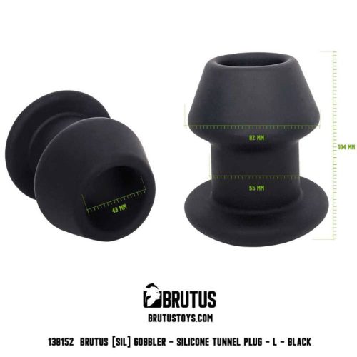 Brutus Gobbler Silicone Tunnel Plug Small Shhh. 2255325