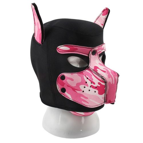 Camo & pastel colour Puppy Play masks - Shhh...