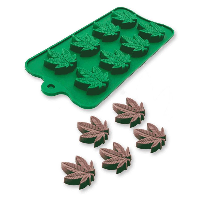 Cannabis Silicone Weed Leaf Ice Mould Shhh. 2256302