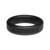 Classic Silicone Medium Stretch Penis Ring 36mm Black - Shhh...