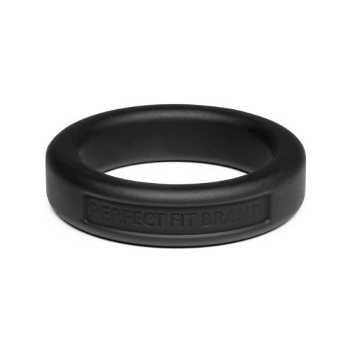 Classic Silicone Medium Stretch Penis Ring 36mm Black - Shhh...