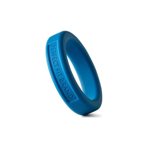 Classic Silicone Medium Stretch Penis Ring 36mm Blue Shhh. 2257648