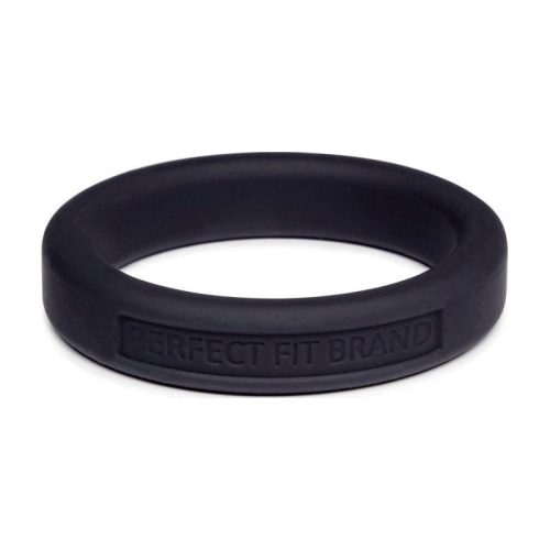 Classic Silicone Medium Stretch Penis Ring 44mm Black - Shhh...