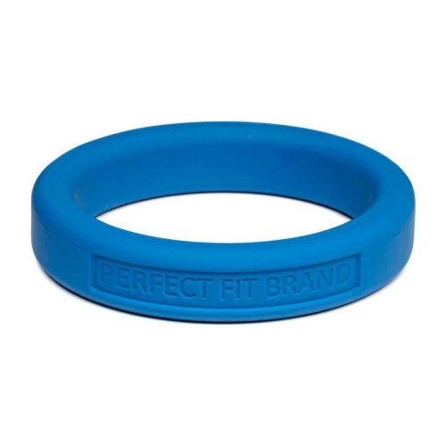 Classic Silicone Medium Stretch Penis Ring 44mm Blue - Shhh...