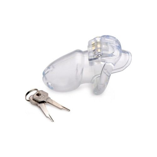 Clear Captor Chastity Cage Large Shhh. 2258172