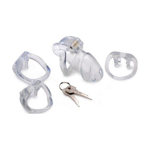 Clear Captor Chastity Cage Medium Shhh. 2258180