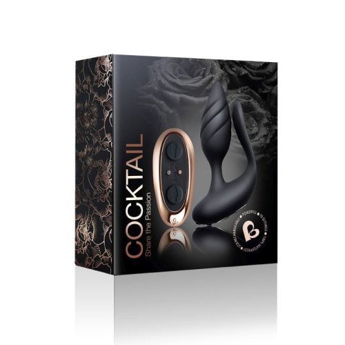 Cocktail Dual Stimulator Black Shhh. 2259233