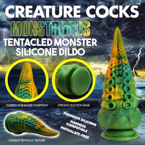 Creature Cocks Monstropus Tentacled Monster Silicone Dildo Shhh. 2261412