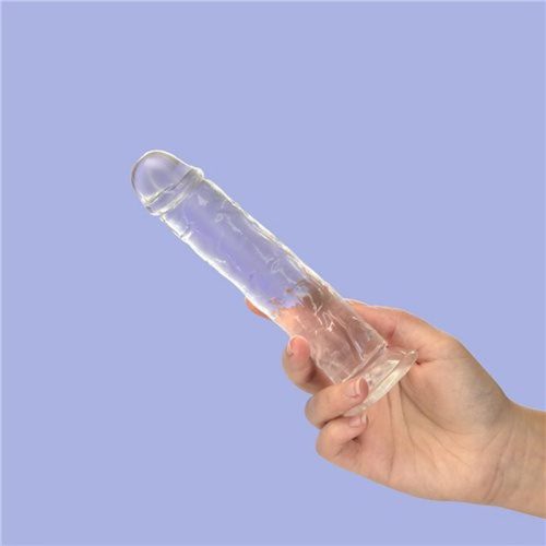 Crystal Dildo Straight 7in Clear Shhh. 2262493