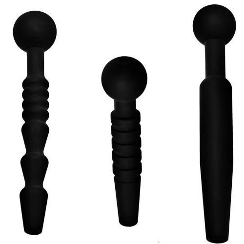 Dark Rods 3 Piece Silicone Penis Plug Set Shhh. 2263147