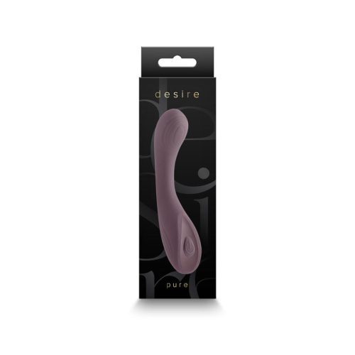 Desire Pure Silicone G Spot Vibe Purple Shhh. 2263760