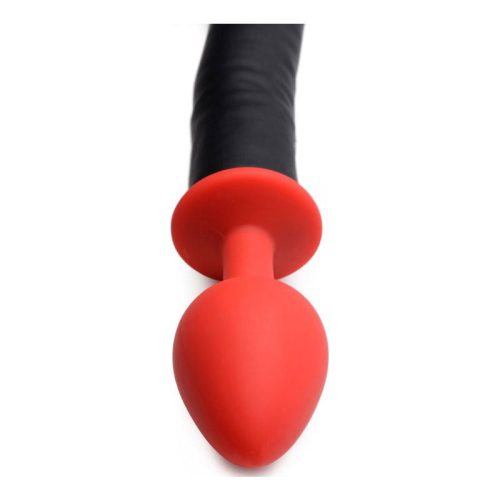 Devil Tail Anal Plug Horn Set Black Shhh. 2263828