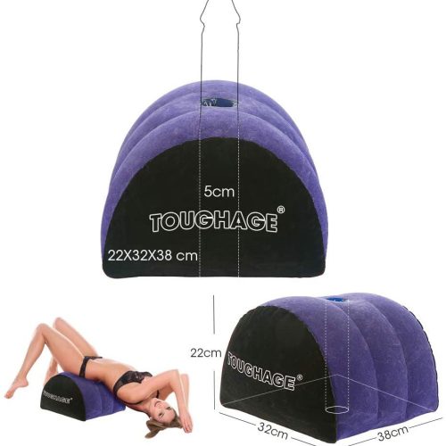 Domed sex pillow with dildo holder Shhh. 2264569