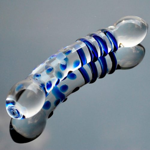 Double ended Pyrex glass glans dildo 20 cm Shhh. 2264947