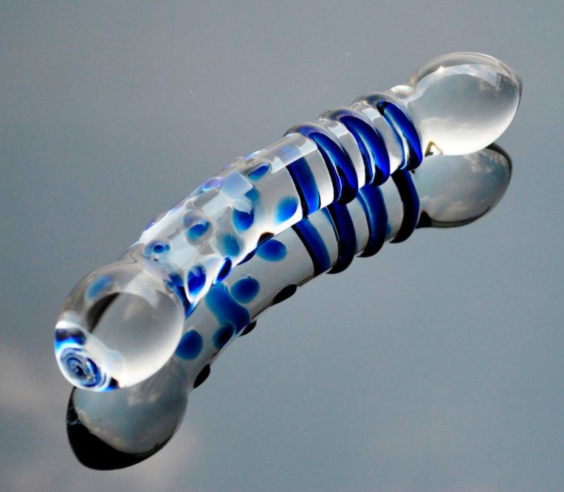 Double ended Pyrex glass glans dildo 20 cm Shhh. 2264947