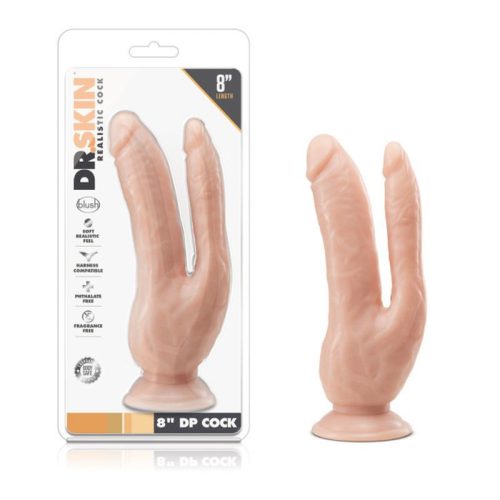 Dr Skin DP Cock 8 inch Shhh. 2265302