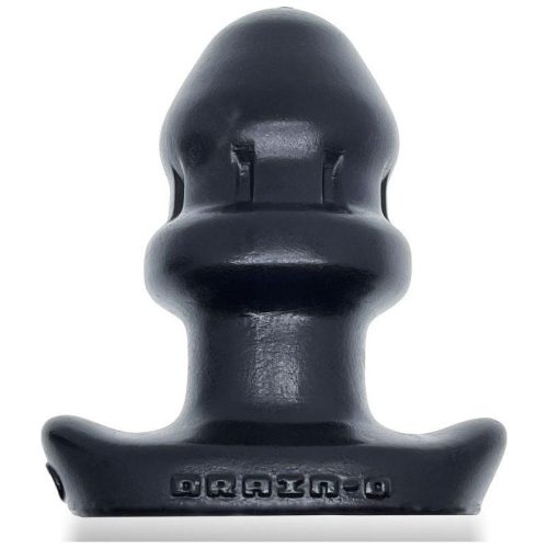 Drain O Flow Thru Buttplug Black Shhh. 2265992