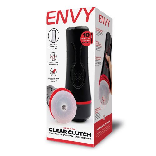 ENVY Squeezable Clutch Stroker Clear Shhh. 2267558