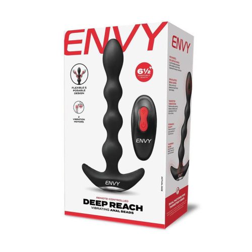 Envy Deep Reach Vibrating Anal Beads Shhh. 2267353