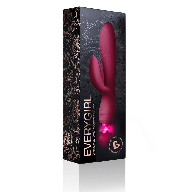 Every Girl Rabbit Vibrator Burgundy Shhh. 2267937