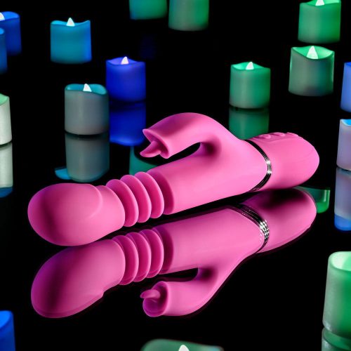 Evolved DRAGON G Spot Rabbit Vibrator Pink Shhh. 2268160