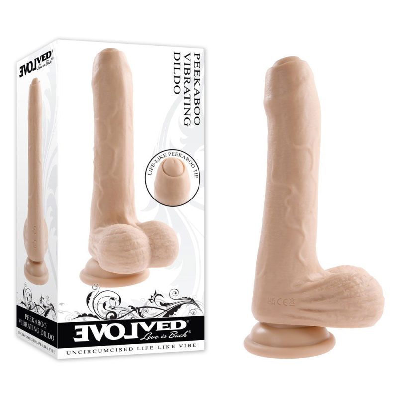 Evolved PEEK A BOO VIBRATING DILDO LIGHT Shhh. 2269973